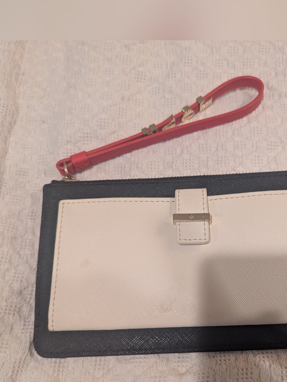 Kate Spade Karolina Cameron Street Wallet Wristlet Corner Zip Colorblock Love